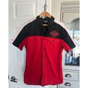Harley-Davidson Men's Medium Darting Shirt Chili Pepper